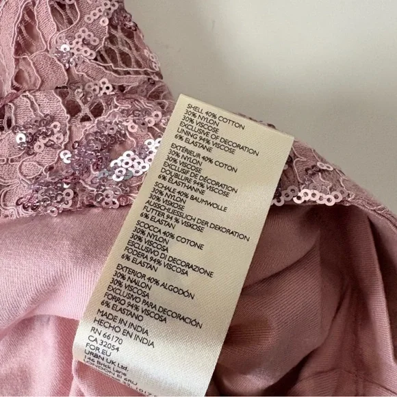 Free People Night Gaze Sequin Mini Dress Size XL - Picture 8 of 8